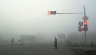 Cəlilabadda dumanlı hava zəncirvari qəzaya səbəb oldu Cəlilabadda dumanlı hava zəncirvari qəzaya səbəb oldu