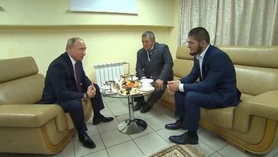 Putin Həbib Nurməhəmmədovla görüşdü Putin Həbib Nurməhəmmədovla görüşdü