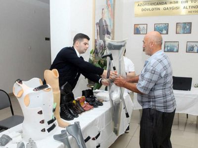 125 nəfər əlilliyi olan şəxs reabilitasiya vasitələri ilə təmin olunub - VİDEO 125 nəfər əlilliyi olan şəxs reabilitasiya vasitələri ilə təmin olunub - VİDEO
