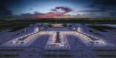 Dünyanın ən nəhəng aeroportundan Bakıya uçuşlar başladı Dünyanın ən nəhəng aeroportundan Bakıya uçuşlar başladı