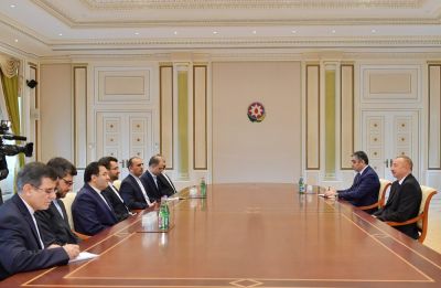 Prezident İranın nümayəndə heyətini qəbul edib Prezident İranın nümayəndə heyətini qəbul edib