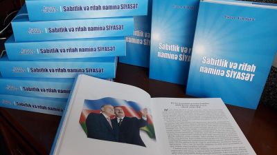 “Sabitlik və rifah naminə siyasət” kitabı təqdim olundu “Sabitlik və rifah naminə siyasət” kitabı təqdim olundu
