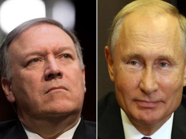 Soçidə Putin və Pompeo arasında görüş başlayıb Soçidə Putin və Pompeo arasında görüş başlayıb