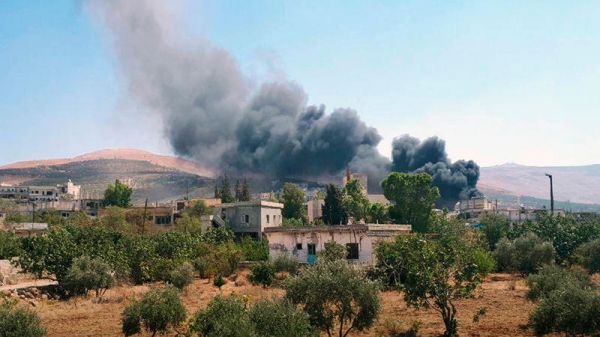 Suriyada rejim qüvvələrinə aid təyyarə vuruldu Suriyada rejim qüvvələrinə aid təyyarə vuruldu