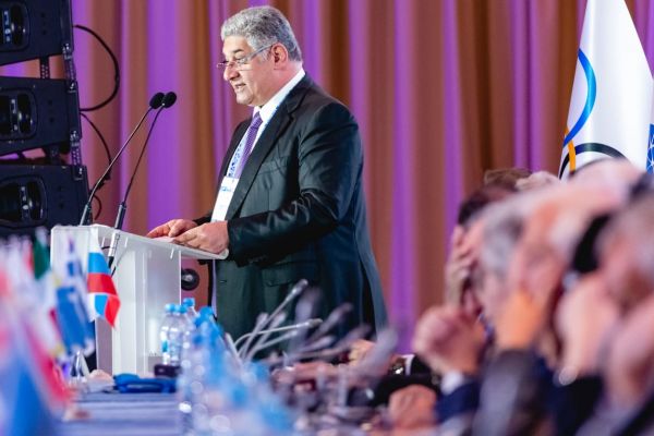Azad Rəhimov Avropa Olimpiya Komitələri 48-ci Baş Assambleyasında çıxış edib Azad Rəhimov Avropa Olimpiya Komitələri 48-ci Baş Assambleyasında çıxış edib