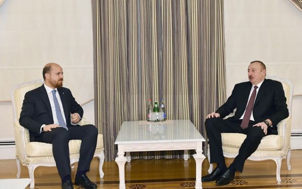 Prezident İlham Əliyev Bilal Ərdoğanı qəbul edib Prezident İlham Əliyev Bilal Ərdoğanı qəbul edib