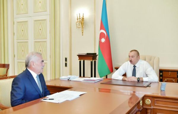 Президент Ильхам Алиев принял Васифа Талыбова