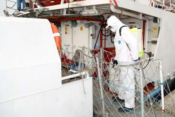 ASCO ərazilərinin və gəmilərinin dezinfeksiya işləri davam etdirilir ASCO ərazilərinin və gəmilərinin dezinfeksiya işləri davam etdirilir