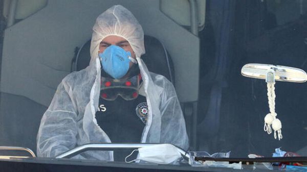 Türk polisinden koronavirüs anonsu - VİDEO