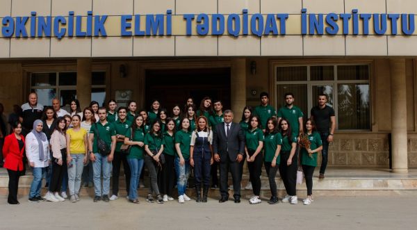 Aqrar İnkişaf Könüllüləri Əkinçilik Elmi-Tədqiqat İnstitutunda olublar Aqrar İnkişaf Könüllüləri Əkinçilik Elmi-Tədqiqat İnstitutunda olublar