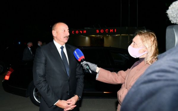 Le président Ilham Aliyev fait l'éloge de la rencontre de Sotchi