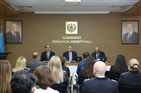 Gömrük Hospitalında ilin yekunlarına həsr olunmuş hesabat iclası keçirilib Gömrük Hospitalında ilin yekunlarına həsr olunmuş hesabat iclası keçirilib