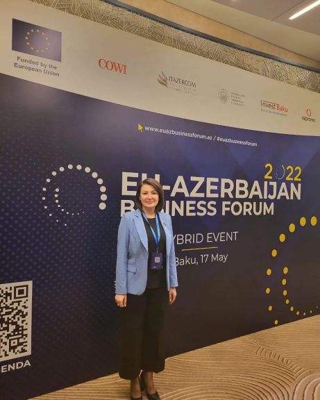 Jalə Əhmədova "Aİ-Azərbaycan Biznes Forumu”nda iştirak edib