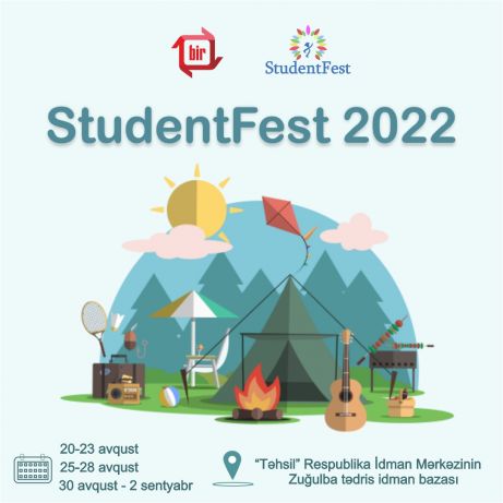 “StudentFest 2022” adlı tələbə düşərgəsi keçiriləcək