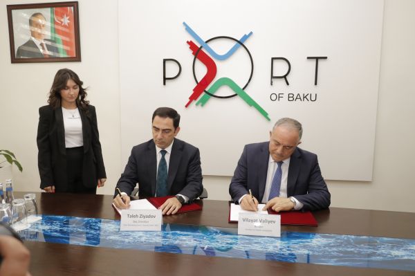 Bakı Limanı və AzTU arasında qarşılıqlı əməkdaşlığa dair memorandum imzalanıb - FOTOLAR