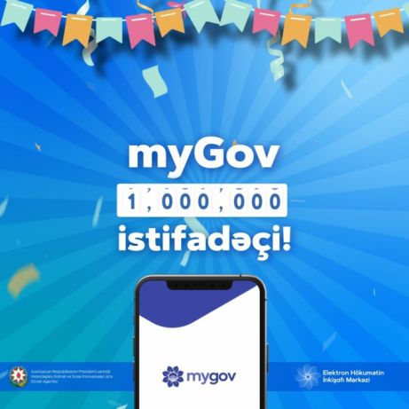“myGov” istifadəçilərinin sayı 1 milyonu ötüb