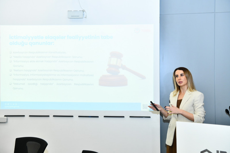 Zamirə Ədilova ADNSU-da tələbələrə təlim keçib