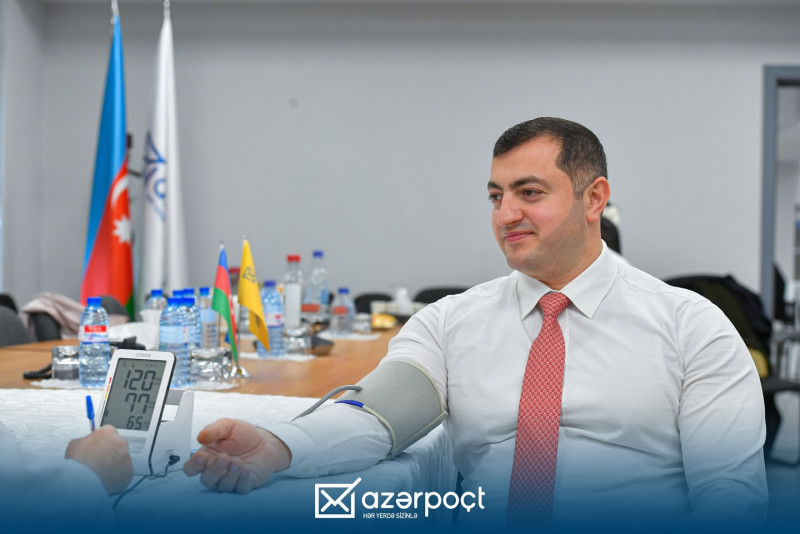 “Azərpoçt” MMC qanvermə aksiyası keçirib