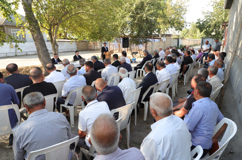 Neftçalanın icra başçısı səyyar görüş keçirib