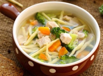 Диетический суп с брокколи - Рецепт