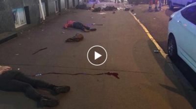 Xarkovda beş nəfərin ölümünə səbəb olan dəhşətli qəzanın görüntüləri yayımlanıb - VİDEO+18 - VİDEO