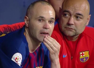 İnyestanın "Barselona"da son kubok oyunu və gözyaşları
