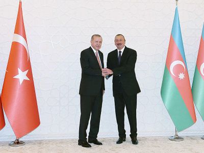 Türkiyə prezidenti Bakıda: böyük geosiyasi məkanın iki lideri