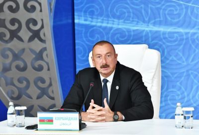 "Azərbaycan Xəzəryanı ölkələr üçün mühüm tranzit rolu oynayır və bu rol ildən-ilə artmaqdadır" - İlham Əliyev