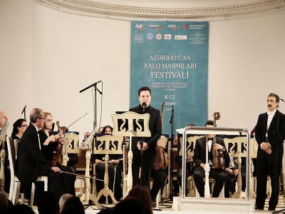 Xalq Mahnıları Festivalının bağlanış günü - "Qara gilə" ifa olundu, Ramil Qasımov dirijorluq etdi - FOTOLAR