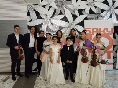 Niyazi adına 22 saylı Uşaq Musiqi Məktəbi konsert verib