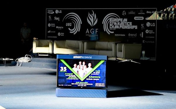 Bakıda bədii gimnastika üzrə Avropa çempionatının açılışı olub Bakıda bədii gimnastika üzrə Avropa çempionatının açılışı olub