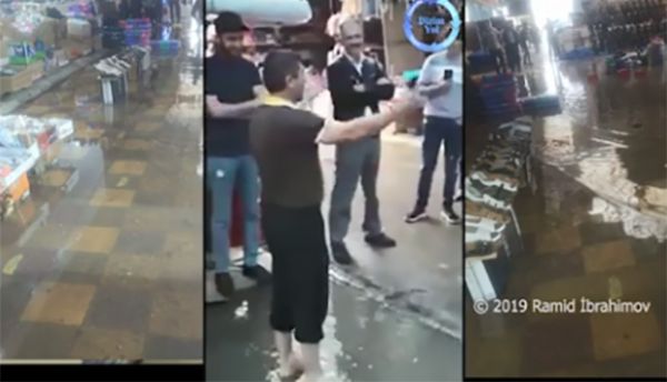 “Sədərək”də mağazasını su basan sahibkar şeir dedi - VİDEO