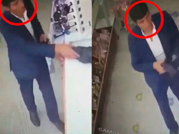 Müştəridən kassirə qarşı ŞOK HƏRƏKƏT - Göz görə-görə… - VİDEO Müştəridən kassirə qarşı ŞOK HƏRƏKƏT - Göz görə-görə… - VİDEO