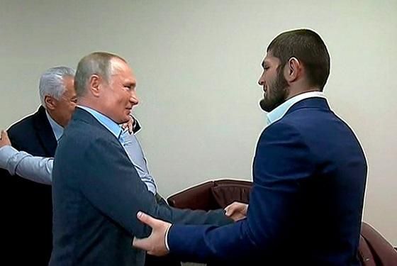 Putin Həbiblə görüşdü - VİDEO