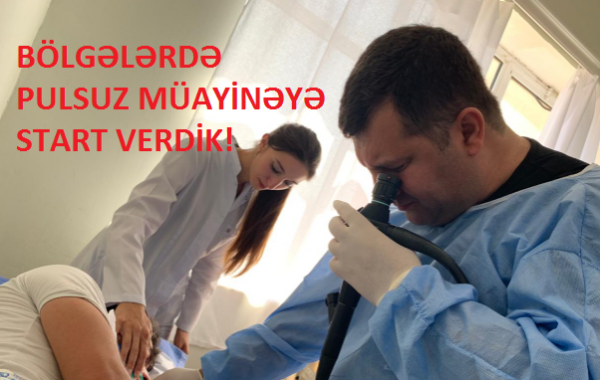Dr.İlqar Alışovun başçılığı ilə bölgələrdə ödənişsiz müayinələrə start verildi - VİDEO
