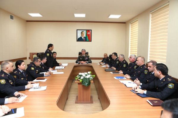 Vilayət Eyvazov İnterpolun Milli Mərkəzi Bürosunun yeni rəisini kollektivə təqdim edib