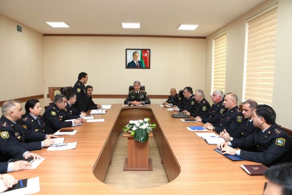 Вилаят Эйвазов представил коллективу нового руководителя Национального центрального бюро Интерпола