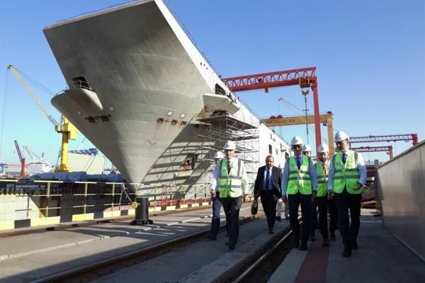 Türkiyənin ən böyük hərbi gəmisi 2020-ci ildə istifadəyə veriləcək