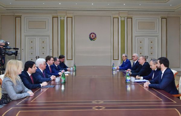 Azərbaycan Prezidenti Rusiyanın İqtisadi İnkişaf nazirini qəbul edib