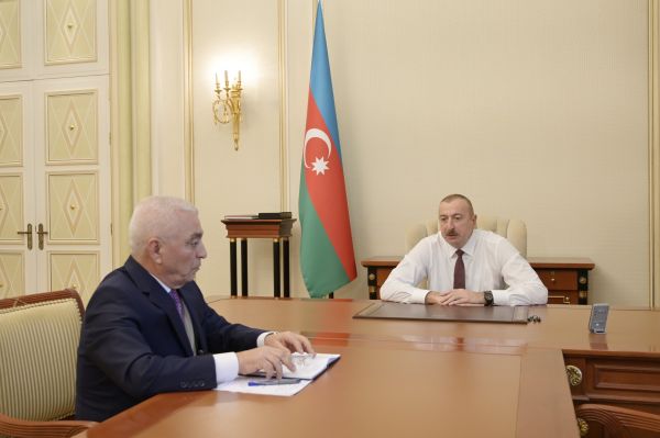 Prezident İlham Əliyev “Azərenerji” ASC-nin prezidentini qəbul edib