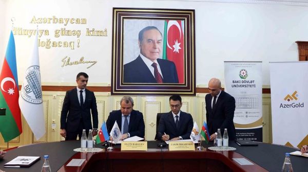 Подписан протокол о сотрудничестве между БГУ и ЗАО “AzerGold»