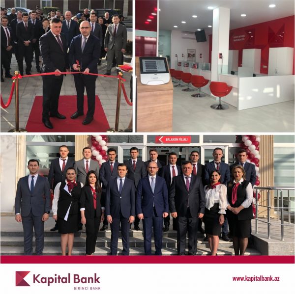 Kapital Bank представил обновленный филиал в Балакене