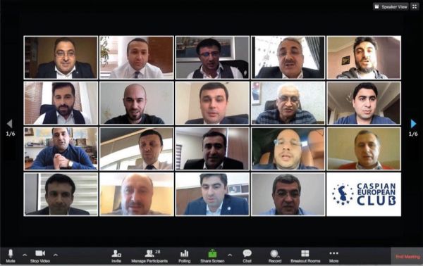 Caspian European Club conducts first general online meeting