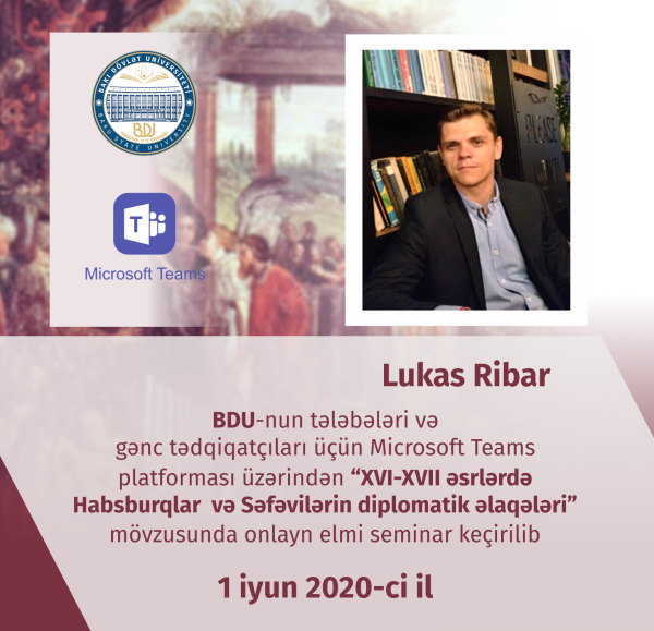 Для студентов БГУ словацкий профессор Лукас Рибар провел  онлайн-семинар