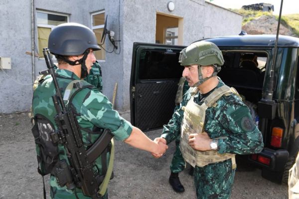 Проверена организация служебно-боевой деятельности на границе с Арменией