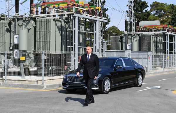 Prezident “8-ci km” yarımstansiyasının açılışında - FOTOLAR