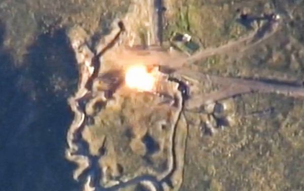 Azerbaijani MoD: Another military facility of the enemy was destroyed - VİDEO