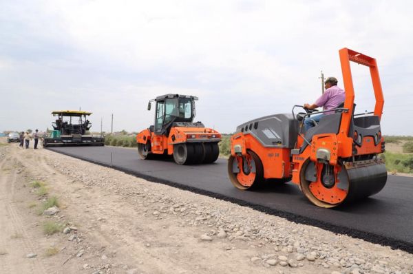 Neftçalada kənd yolları əsaslı təmir olunur - FOTOLAR