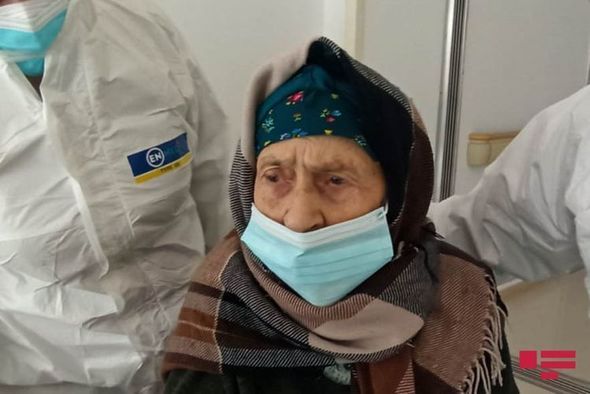 Goranboyda 110 yaşlı qadın koronavirusdan sağaldı - FOTOLAR