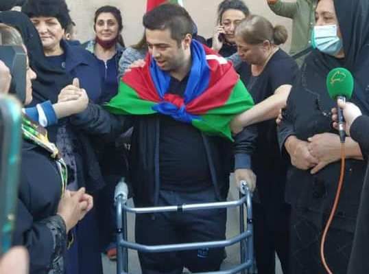 İkinci Qarabağ müharibəsində ağır yaralanan DGK əməkdaşı - TANIYAQ! - FOTOLAR